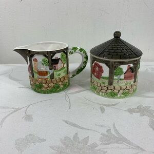 Johnson Brothers Friendly Village Collectibles Cream and Sugar